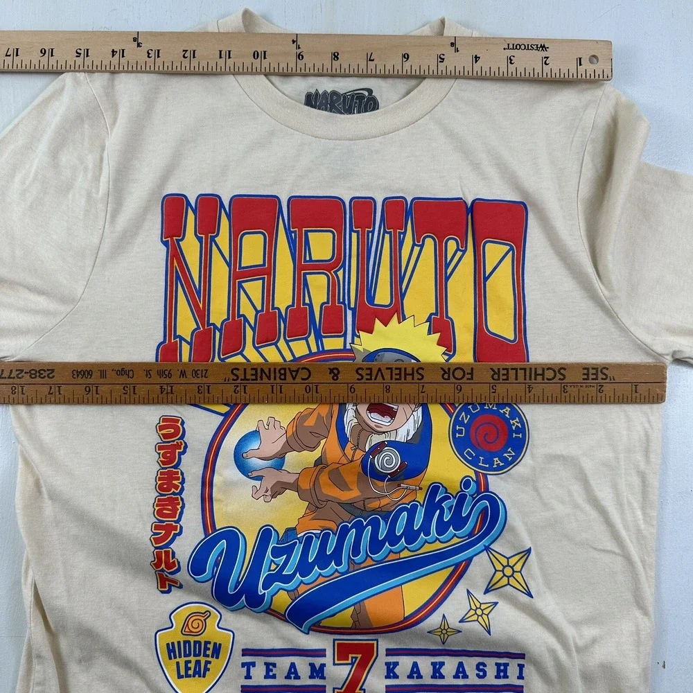 New Naruto 2002‎ Long Sleeve T-Shirt Boys XL Team 7 Kakashi Hidden Leaf Uzumaki